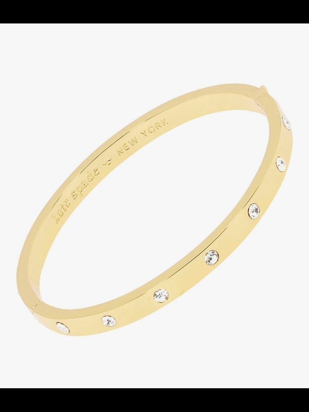 kate spade new york Set in Stone Hinged Bangle NWT